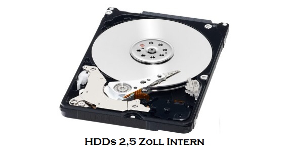 HDDs 2,5 Zoll Intern